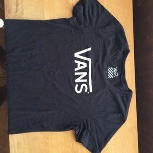 Vans black t-shirt.